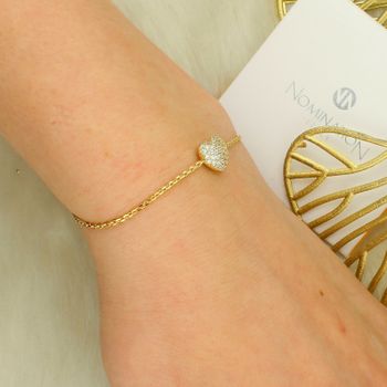 Bransoletka LifePoetry z pozłacanym sercem 💛 bambus  srebrna biżuteria damska (3).jpg